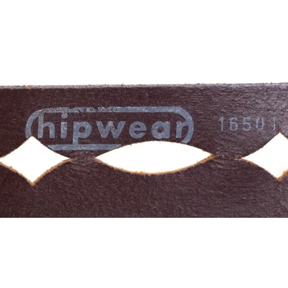 HIPWEAR Canada CUT OUT BROWN GENUINE LEATHER 1.5